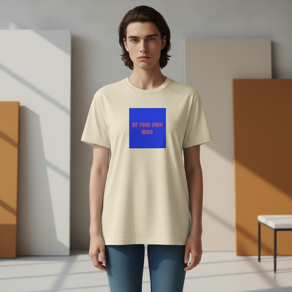 Be Your Own Hero T-Shirt, Motivational Quote Tee, Unisex Positive Mindset Graphic Shirt