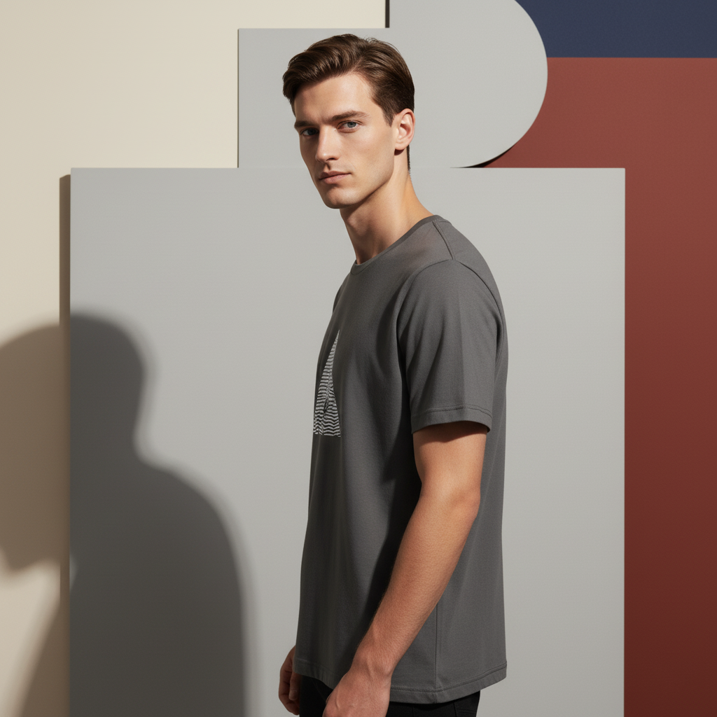 Boat and Waves T-Shirt, Black and White Line Art Tee, Unisex Soft Cotton Graphic Shirt